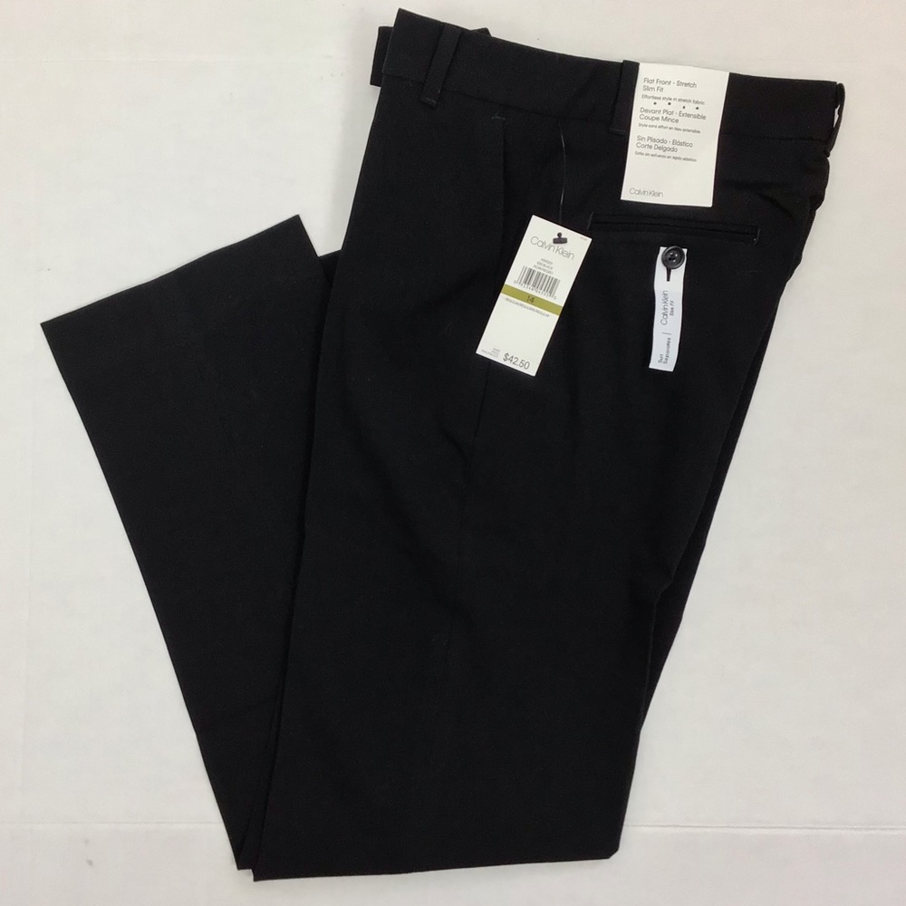 Calvin Klein Boys’ Formal Classic Pant, 14